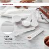 imageKitchenAid Classic Measuring Spoons Set of 5 Aqua SkyBlackWhite