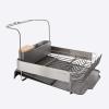 imageKitchenAid Full Size Rust Resistant Expandable Dish Rack with Angled Self Draining Drainboard 24Inch BlackCharcoal