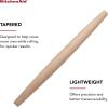 imageKitchenAid Gourmet Rolling Pin One Size Steel Red 25 x 25 x 22 inchesWood