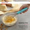 imageKitchenAid Gourmet Utility Whisk 105Inch Matte BlackMatte Aqua Sky
