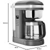 imageKitchenAid KCM1209DG Drip Coffee Maker 12 Cup Matte GreyMatte Grey