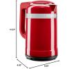 imageKitchenAid KEK1565OB 15 Liter Electric Kettle with Dual Wall InsulationEmpire Red