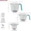 imageKitchenAid KO298OSAQA Gourmet Measuring Jugs Set of 3 Aqua SkyAqua Sky 1