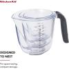 imageKitchenAid KO298OSAQA Gourmet Measuring Jugs Set of 3 Aqua SkyBlack