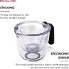 imageKitchenAid KO298OSAQA Gourmet Measuring Jugs Set of 3 Aqua SkyOnyx