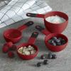 imageKitchenAid Measuring Cups Set Of 4 Aqua SkyRedBlack