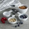 imageKitchenAid Measuring Cups Set Of 4 Aqua SkyWhiteBlack