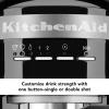 imageKitchenAid SemiAutomatic Espresso Machine KES6403 Matte Charcoal Grey 14 LitersBlack