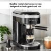 imageKitchenAid SemiAutomatic Espresso Machine KES6403 Matte Charcoal Grey 14 LitersBlack