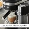 imageKitchenAid SemiAutomatic Espresso Machine KES6403 Matte Charcoal Grey 14 LitersBlack Matte