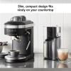 imageKitchenAid SemiAutomatic Espresso Machine KES6403 Matte Charcoal Grey 14 LitersBlack Matte