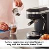imageKitchenAid SemiAutomatic Espresso Machine KES6403 Matte Charcoal Grey 14 LitersBlack Matte
