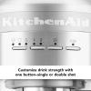 imageKitchenAid SemiAutomatic Espresso Machine KES6403 Matte Charcoal Grey 14 LitersBrushed Stainless Steel