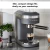 imageKitchenAid SemiAutomatic Espresso Machine KES6403 Matte Charcoal Grey 14 LitersCharcoal Grey