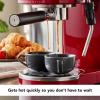imageKitchenAid SemiAutomatic Espresso Machine KES6403 Matte Charcoal Grey 14 LitersEmpire Red