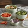 imageKitchenAid Thermoplastic RubberPrep Bowls with Lids Set of 4 Pistachio32 oz
