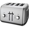 imageKitchenAid 4Slice Toaster with Manual HighLift Lever  KMT4115 Contour Silver