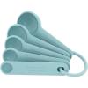 imageKitchenAid Classic Measuring Spoons Set of 5 Aqua SkyBlackAqua Sky