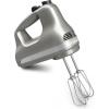 imageKitchenAid KHM512WH 5Speed Ultra Power Hand Mixer White 8x7x5Contour Silver