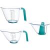 imageKitchenAid KO298OSAQA Gourmet Measuring Jugs Set of 3 Aqua SkyAqua Sky