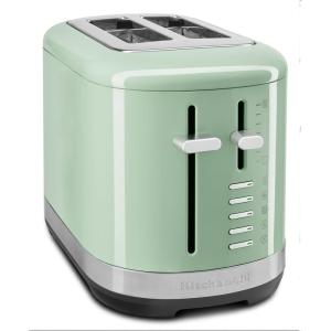 imageKitchenAid 2 Slice Automatic Toaster with Extra Wide Slots KMT2109ER Empire RedPistachio