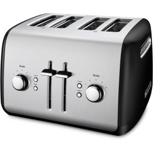 imageKitchenAid 4Slice Toaster with Manual HighLift Lever  KMT4115 Onyx Black