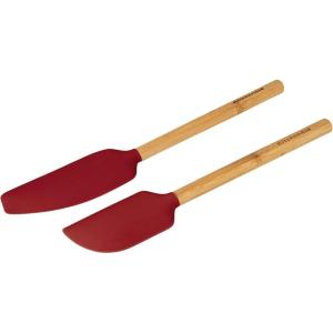 imageKitchenAid Bamboo Spatula Set 2Piece Aqua SkyEmpire Red