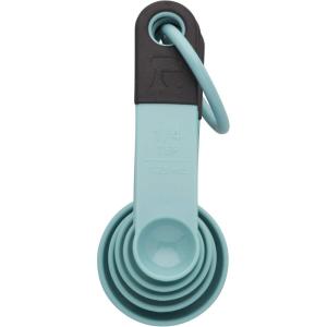 imageKitchenAid Classic Measuring Spoons Set of 5 Aqua SkyBlackAqua SkyBlack