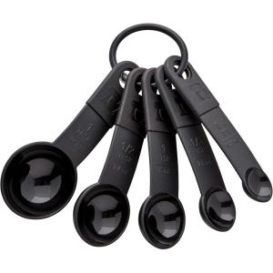 imageKitchenAid Classic Measuring Spoons Set of 5 Aqua SkyBlackBlackBlack