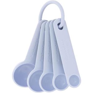 imageKitchenAid Classic Measuring Spoons Set of 5 Aqua SkyBlackLavender