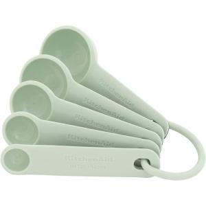 imageKitchenAid Classic Measuring Spoons Set of 5 Aqua SkyBlackPstachio
