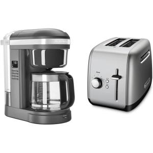 imageKitchenAid KCM1209DG Drip Coffee Maker 12 Cup Matte GreyMatte Grey