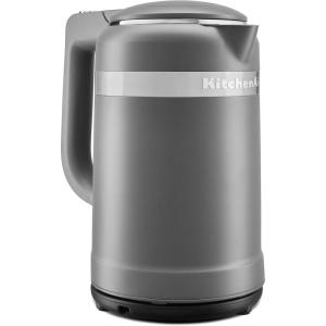 imageKitchenAid KEK1565OB 15 Liter Electric Kettle with Dual Wall InsulationMatte Charcoal Grey