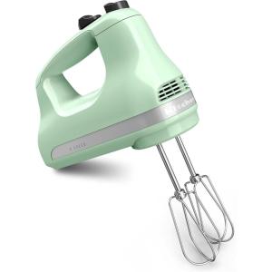 imageKitchenAid KHM512WH 5Speed Ultra Power Hand Mixer White 8x7x5Pistachio