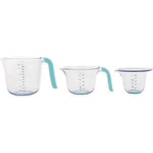 imageKitchenAid KO298OSAQA Gourmet Measuring Jugs Set of 3 Aqua SkyAqua Sky 1