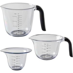 imageKitchenAid KO298OSAQA Gourmet Measuring Jugs Set of 3 Aqua SkyOnyx