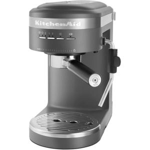 imageKitchenAid SemiAutomatic Espresso Machine KES6403 Matte Charcoal Grey 14 LitersCharcoal Grey