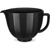 imageKitchenAid 5 Quart Ceramic Bowl for all KitchenAid 455 Quart TiltHead Stand Mixers KSM2CB5PBS Black Shell