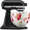 imageKitchenAid 5 Quart Ceramic Bowl for all KitchenAid 455 Quart TiltHead Stand Mixers KSM2CB5PPY Poppy