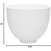imageKitchenAid 5 Quart Ceramic Bowl for all KitchenAid 455 Quart TiltHead Stand Mixers KSM2CB5TWM White Mermaid lace