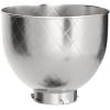 imageKitchenAid 5 Quart Stainless Steel Bowl for all KitchenAid 455 Quart TiltHead Stand Mixers KSM5SSBQB Quilted StainlessQuilted Stainless Steel