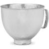 imageKitchenAid 5 Quart Stainless Steel Bowl for all KitchenAid 455 Quart TiltHead Stand Mixers KSM5SSBQB Quilted StainlessQuilted Stainless Steel