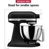imageKitchenAid Artisan Mini 35 Quart TiltHead Stand Mixer  KSM3316X  IceBlack Matte