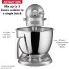 imageKitchenAid Artisan Mini 35 Quart TiltHead Stand Mixer  KSM3316X  IceContour Silver
