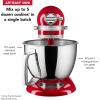 imageKitchenAid Artisan Mini 35 Quart TiltHead Stand Mixer  KSM3316X  IceEmpire Red
