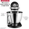 imageKitchenAid Artisan Mini 35 Quart TiltHead Stand Mixer  KSM3316X  IceImperial Black