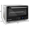 imageKitchenAid Digital Air Fry Countertop Oven KCO124BM Black MatteContour Silver