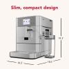 imageKitchenAid Fully Automatic Espresso Machine KF7 with Milk Attachment KES8557BK Cast Iron BlackStainless Steel