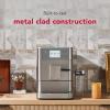 imageKitchenAid Fully Automatic Espresso Machine KF7 with Milk Attachment KES8557BK Cast Iron BlackStainless Steel