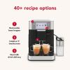 imageKitchenAid Fully Automatic Espresso Machine KF8 with Milk Attachment ampamp Plant Based Milk Options KES8558BK Cast Iron BlackCast Iron Black